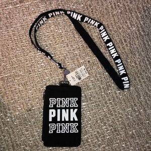 Victoria’s Secret PINK lanyard + wallet